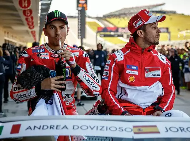 Jorge Lorenzo, Andrea Dovizioso Titel-Bild zur News: Jorge Lorenzo, Andrea Dovizioso