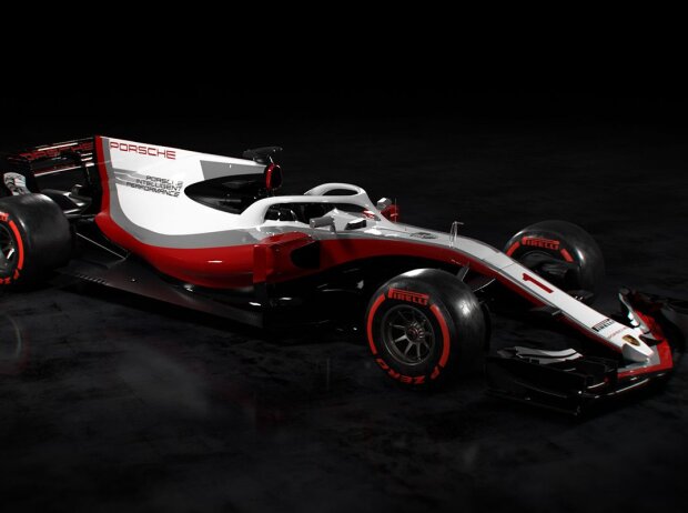 Designstudie: Formel-1-Auto von Porsche Designstudie: Formel-1-Auto von Porsche