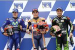 Maverick Vinales, Marc Marquez und Johann Zarco 