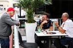 Niki Lauda, Christian Horner und Helmut Marko 