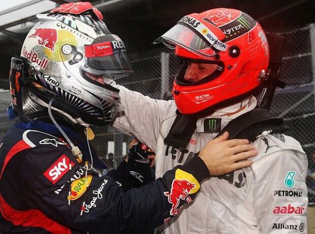 Michael Schumacher, Sebastian Vettel Michael Schumacher, Sebastian Vettel