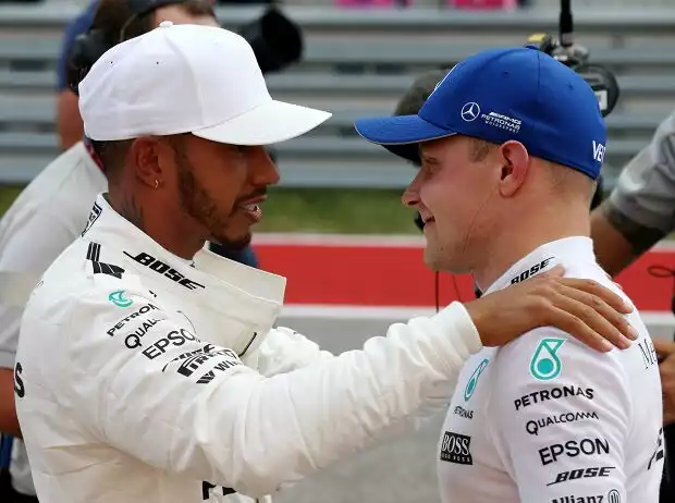 Titel-Bild zur News: Lewis Hamilton, Valtteri Bottas