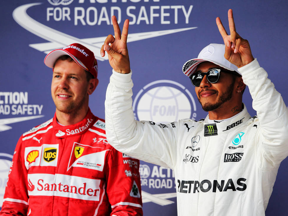 Sebastian Vettel, Lewis Hamilton