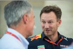 Chase Carey und Christian Horner 