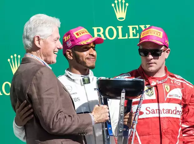 Lewis Hamilton, Kimi Räikkönen Titel-Bild zur News: Lewis Hamilton, Kimi Räikkönen