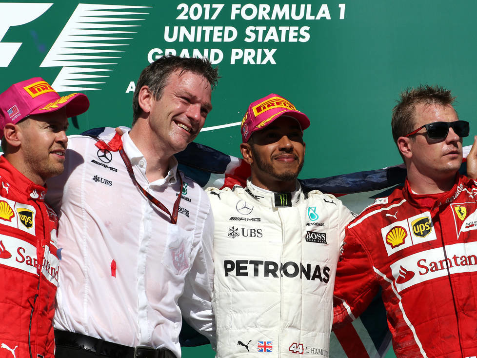 Sebastian Vettel, Lewis Hamilton, Kimi Räikkönen