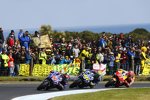 Maverick Vinales, Valentino Rossi und Marc Marquez 