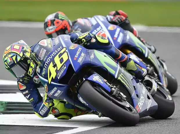 Titel-Bild zur News: Valentino Rossi, Maverick Vinales