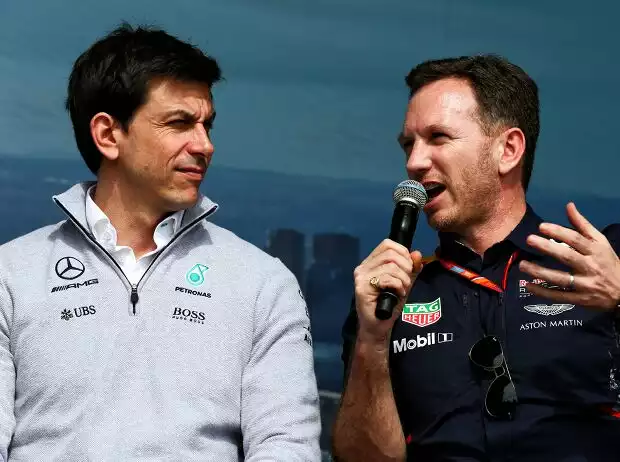 Toto Wolff, Christian Horner Titel-Bild zur News: Toto Wolff, Christian Horner