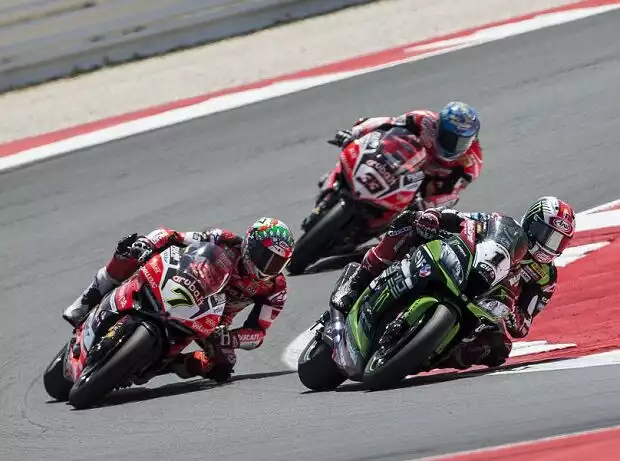 Jonathan Rea, Chaz Davies, Marco Melandri Titel-Bild zur News: Jonathan Rea, Chaz Davies, Marco Melandri