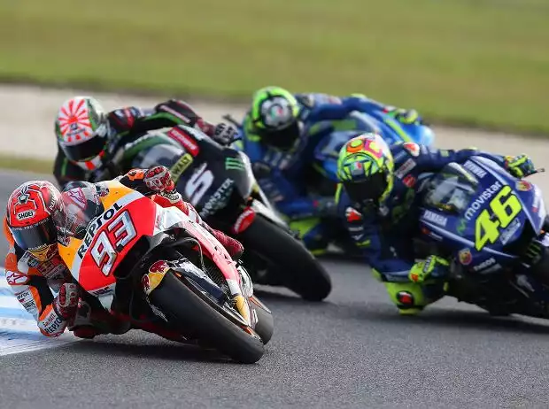 Marc Marquez, Valentino Rossi Titel-Bild zur News: Marc Marquez, Valentino Rossi