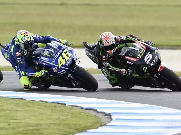 Johann Zarco, Valentino Rossi Titel-Bild zur News: Johann Zarco, Valentino Rossi