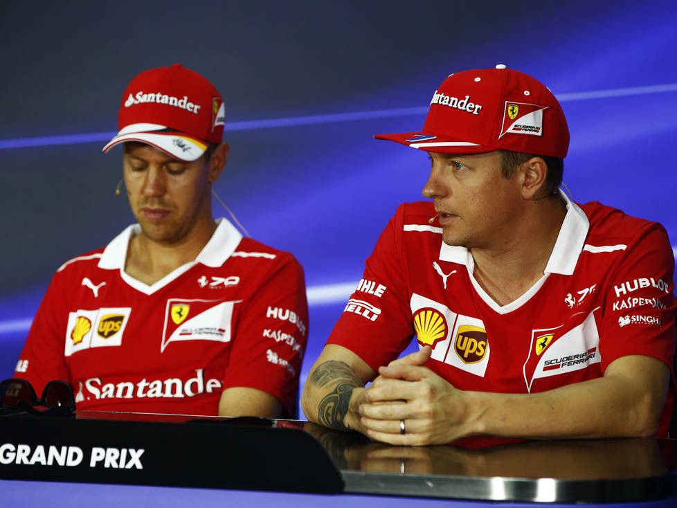 Sebastian Vettel, Kimi Räikkönen