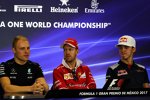 Valtteri Bottas (Mercedes), Sebastian Vettel (Ferrari) und Pierre Gasly (Toro Rosso) 
