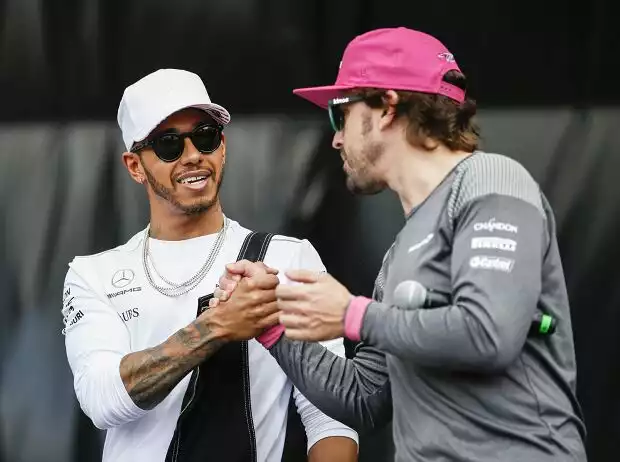 Lewis Hamilton, Fernando Alonso Titel-Bild zur News: Lewis Hamilton, Fernando Alonso