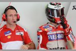 Cristian Gabbarini und Jorge Lorenzo (Ducati) 