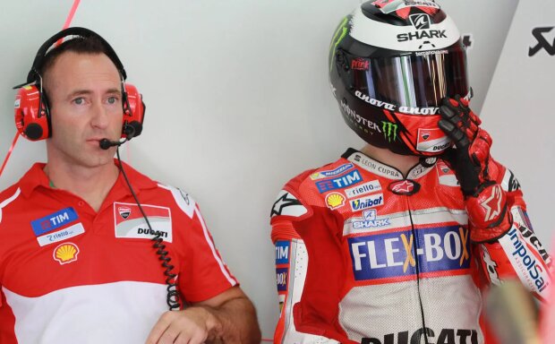 Jorge Lorenzo   MotoGPDucati Ducati Superbike ~Cristian Gabbarini und Jorge Lorenzo (Ducati) ~ 