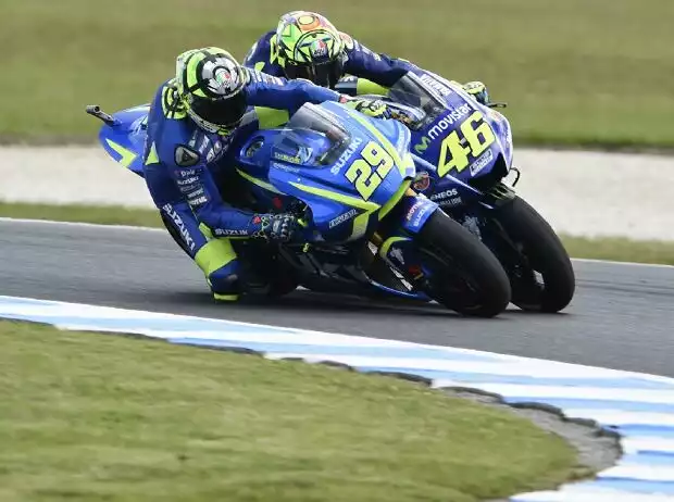 Andrea Iannone, Valentino Rossi Titel-Bild zur News: Andrea Iannone, Valentino Rossi