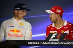 Max Verstappen (Red Bull) und Sebastian Vettel (Ferrari) 