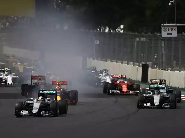 Lewis Hamilton, Nico Rosberg, Nico Hülkenberg, Max Verstappen, Daniel Ricciardo Titel-Bild zur News: Lewis Hamilton, Nico Rosberg, Nico Hülkenberg, Max Verstappen, Daniel Ricciardo