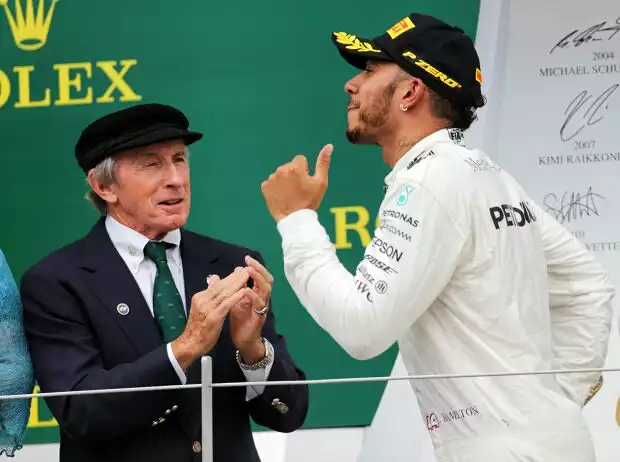 Titel-Bild zur News: Lewis Hamilton, Jackie Stewart