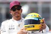 Bild zum Inhalt: Lewis Hamilton: Bin nicht besser als Ayrton Senna