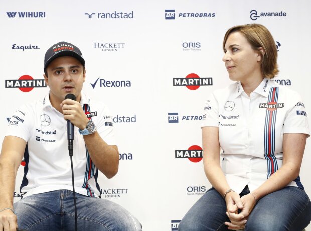 Titel-Bild zur News: Felipe Massa, Claire Williams
