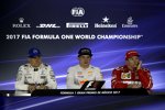 Valtteri Bottas (Mercedes), Max Verstappen (Red Bull) und Kimi Räikkönen (Ferrari) 