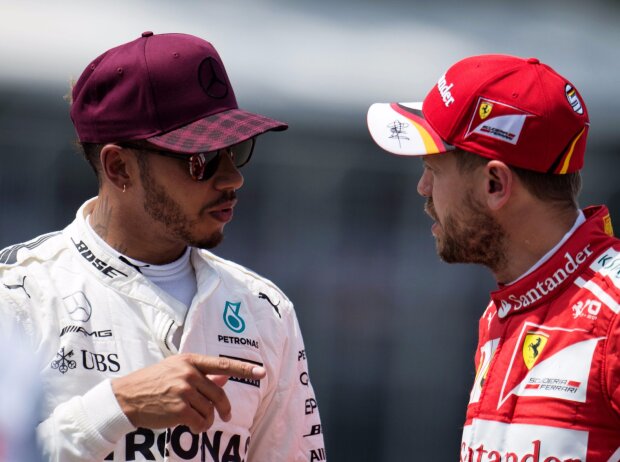 Lewis Hamilton, Sebastian Vettel Lewis Hamilton, Sebastian Vettel
