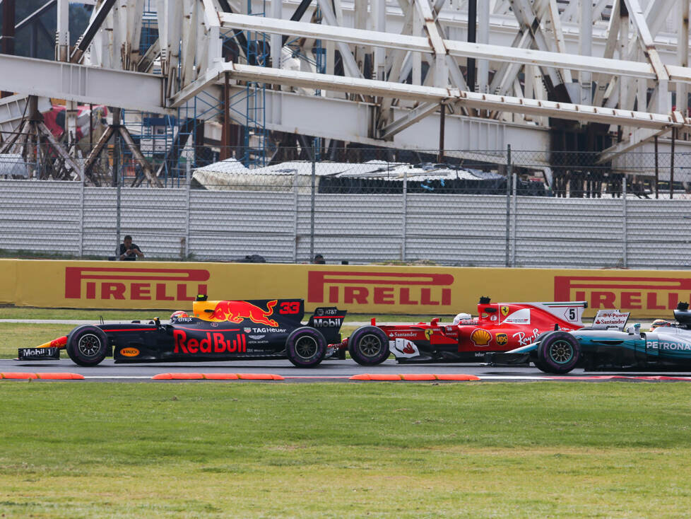 Max Verstappen, Sebastian Vettel, Lewis Hamilton