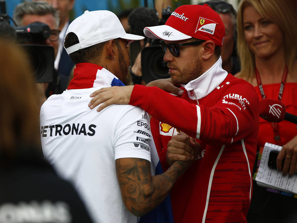 Sebastian Vettel, Lewis Hamilton