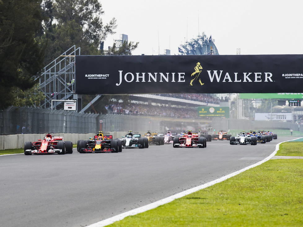 Sebastian Vettel, Max Verstappen, Lewis Hamilton, Kimi Räikkönen, Valtteri Bottas