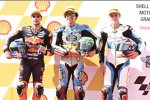 Franco Morbidelli, Miguel Oliveira und Fabio Quartararo 