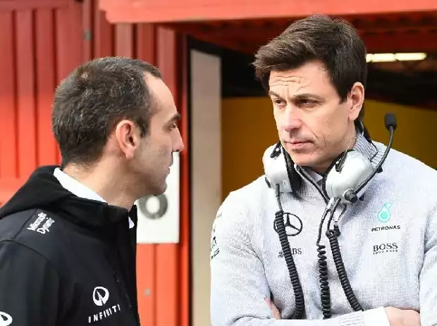 Cyril Abiteboul, Toto Wolff Titel-Bild zur News: Cyril Abiteboul, Toto Wolff