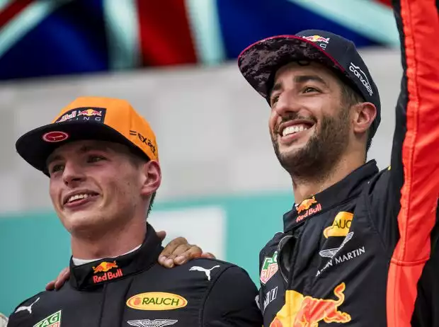 Titel-Bild zur News: Max Verstappen, Daniel Ricciardo