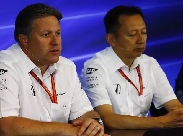 Zak Brown; Yusuke Hasegawa Titel-Bild zur News: Zak Brown; Yusuke Hasegawa