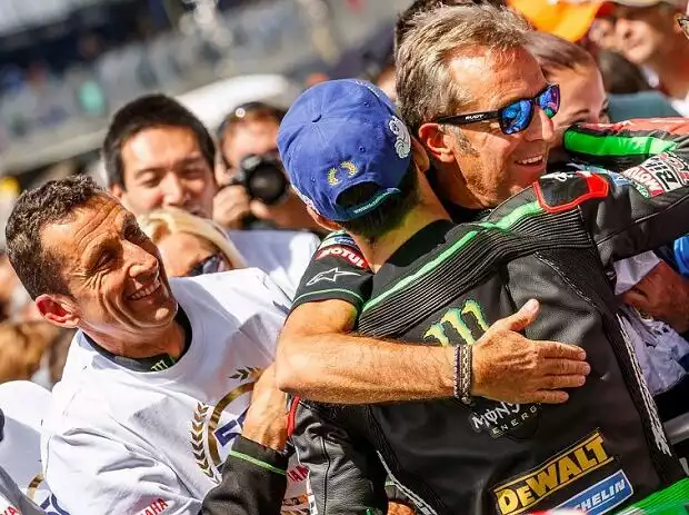 Johann Zarco, Herve Poncharal Titel-Bild zur News: Johann Zarco, Herve Poncharal
