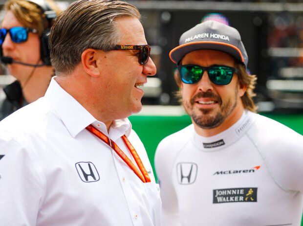 Zak Brown, Fernando Alonso Zak Brown, Fernando Alonso