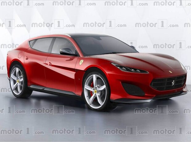 Titel-Bild zur News: Rendering eines möglichen Ferrari SUV, Codename FX16