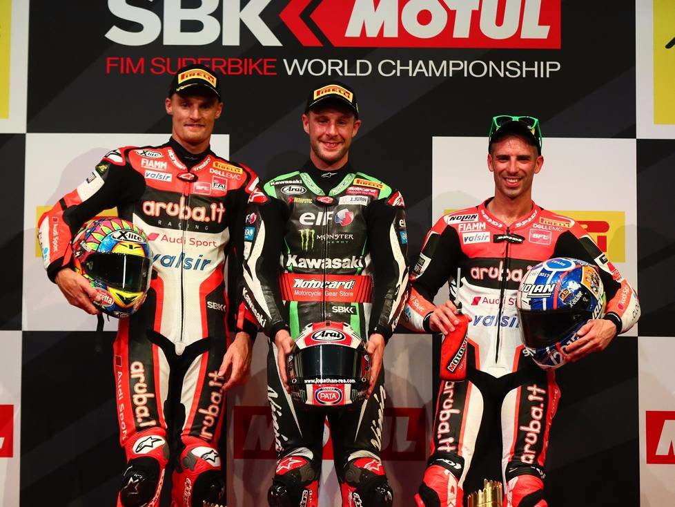 Jonathan Rea, Chaz Davies, Marco Melandri