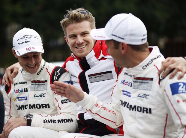 Earl Bamber, Nick Tandy, Nico Hülkenberg Earl Bamber, Nick Tandy, Nico Hülkenberg