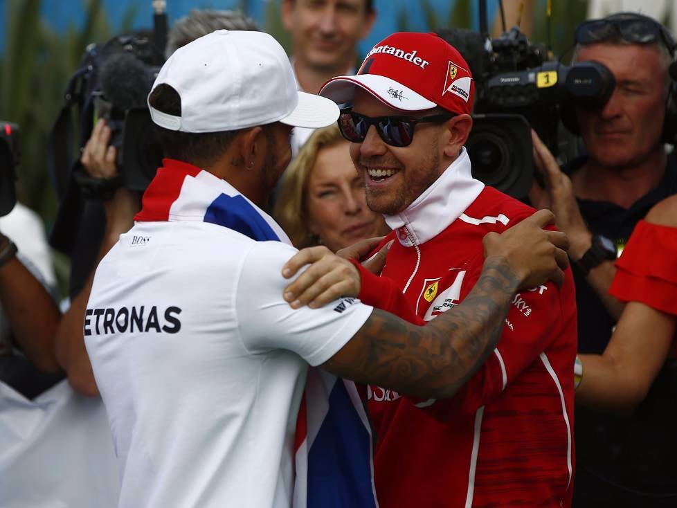 Sebastian Vettel, Lewis Hamilton