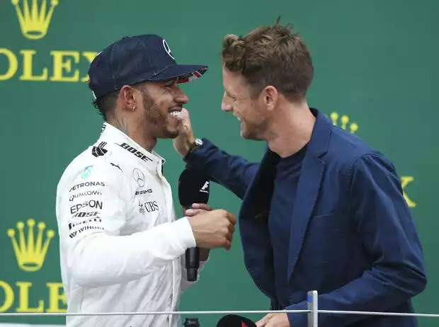 Titel-Bild zur News: Jenson Button, Lewis Hamilton