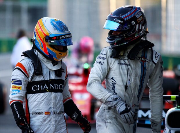 Titel-Bild zur News: Fernando Alonso, Lance Stroll