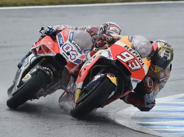 Marc Marquez, Andrea Dovizioso Titel-Bild zur News: Marc Marquez, Andrea Dovizioso
