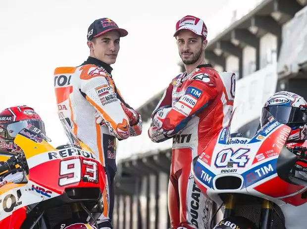 Marc Marquez, Andrea Dovizioso Titel-Bild zur News: Marc Marquez, Andrea Dovizioso