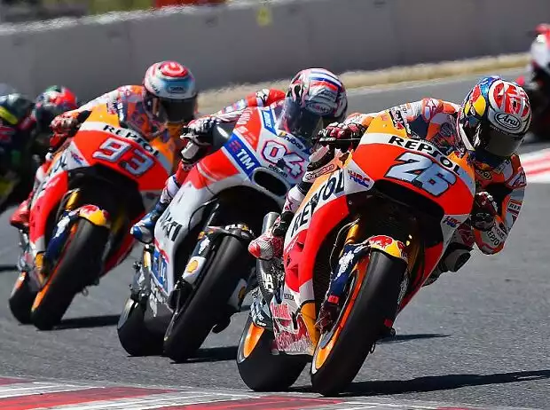 Daniel Pedrosa, Andrea Dovizioso, Marc Marquez, Jonas Folger Titel-Bild zur News: Daniel Pedrosa, Andrea Dovizioso, Marc Marquez, Jonas Folger