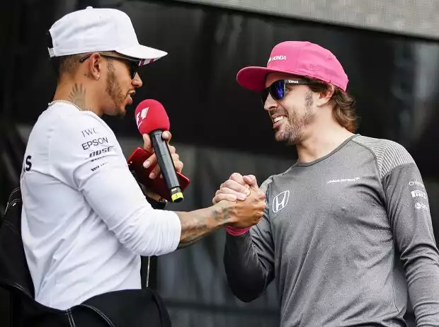 Lewis Hamilton, Fernando Alonso Titel-Bild zur News: Lewis Hamilton, Fernando Alonso