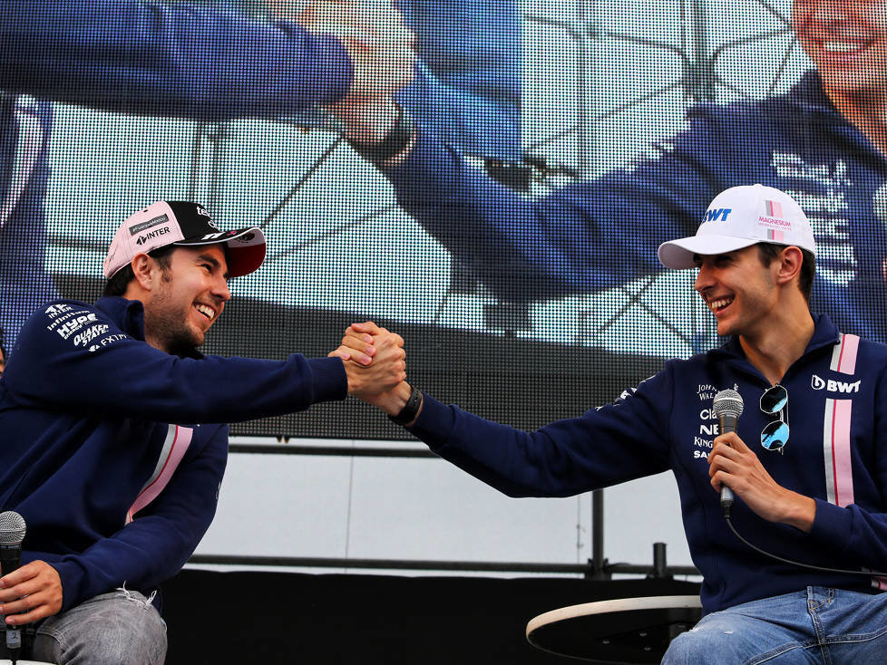 Sergio Perez, Esteban Ocon