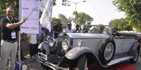 Mercedes-Rallye in Indien